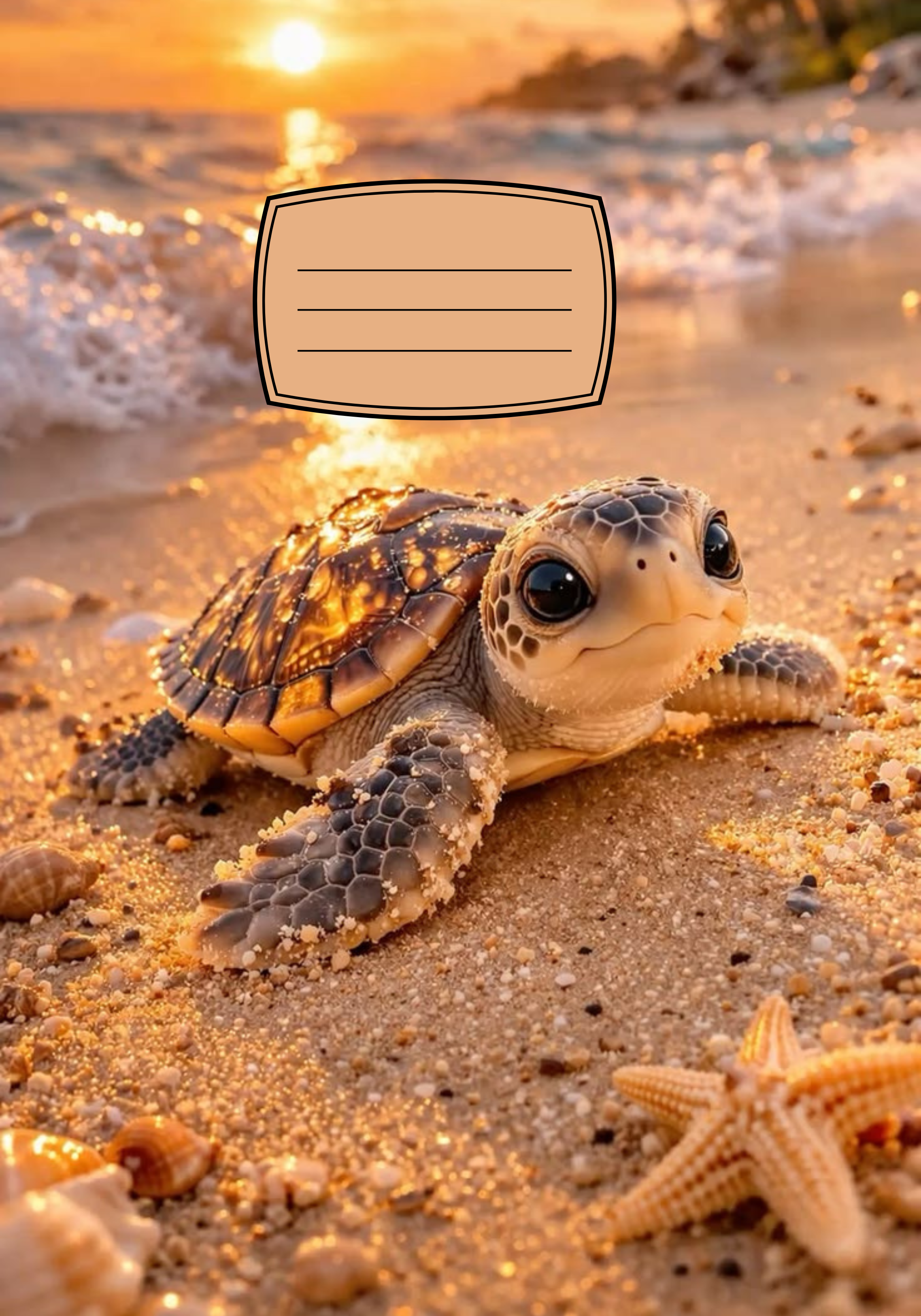 Composition Notebook  BABY SEA TURTLE