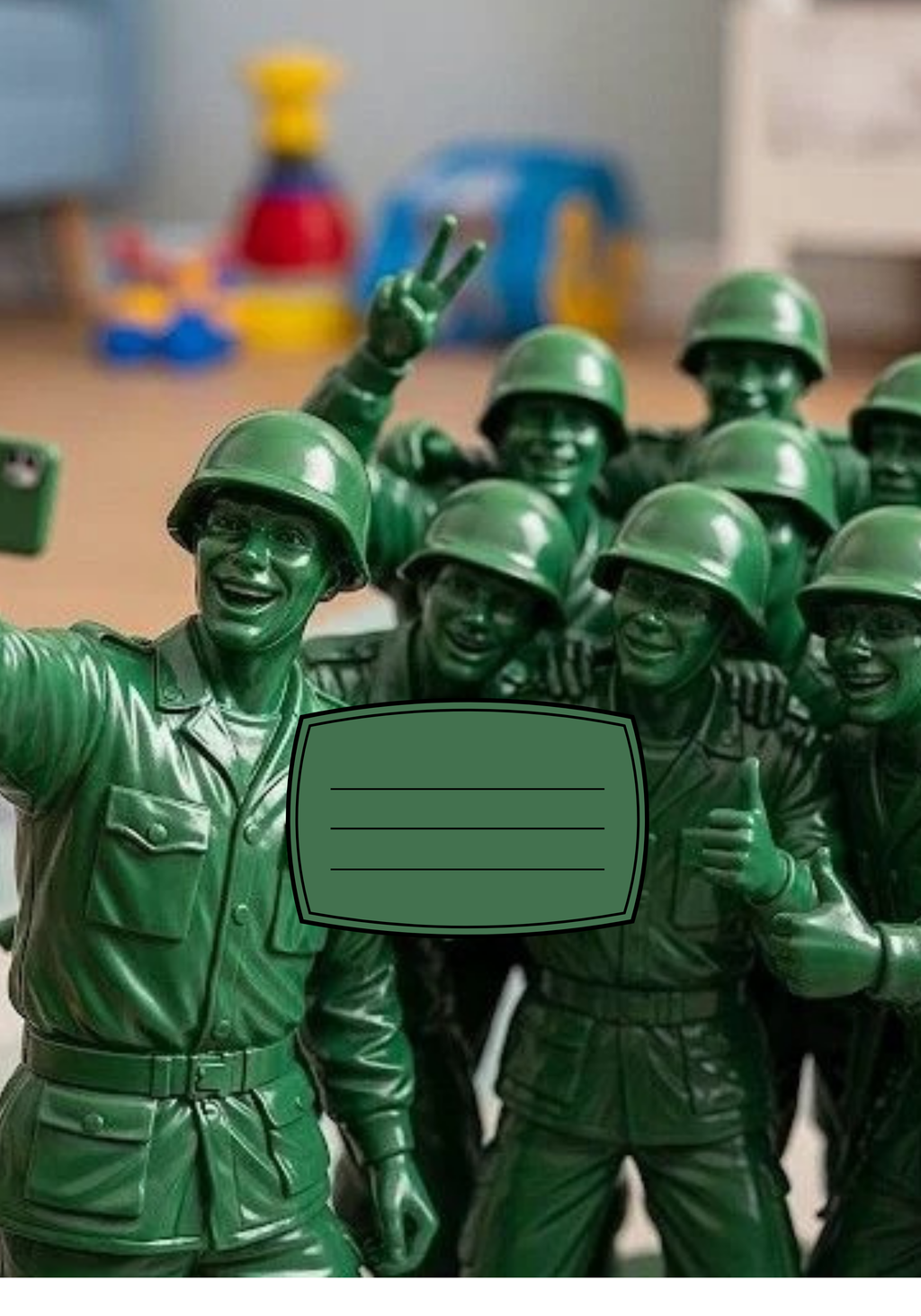 Composition Notebook Cover | Toy Soliders Composition Notebook – Cute School Supplies (Notebook Included) | Cute School Supplies