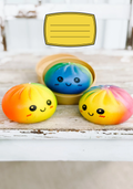 Rainbow Dumpling Notebook Sticker Cover