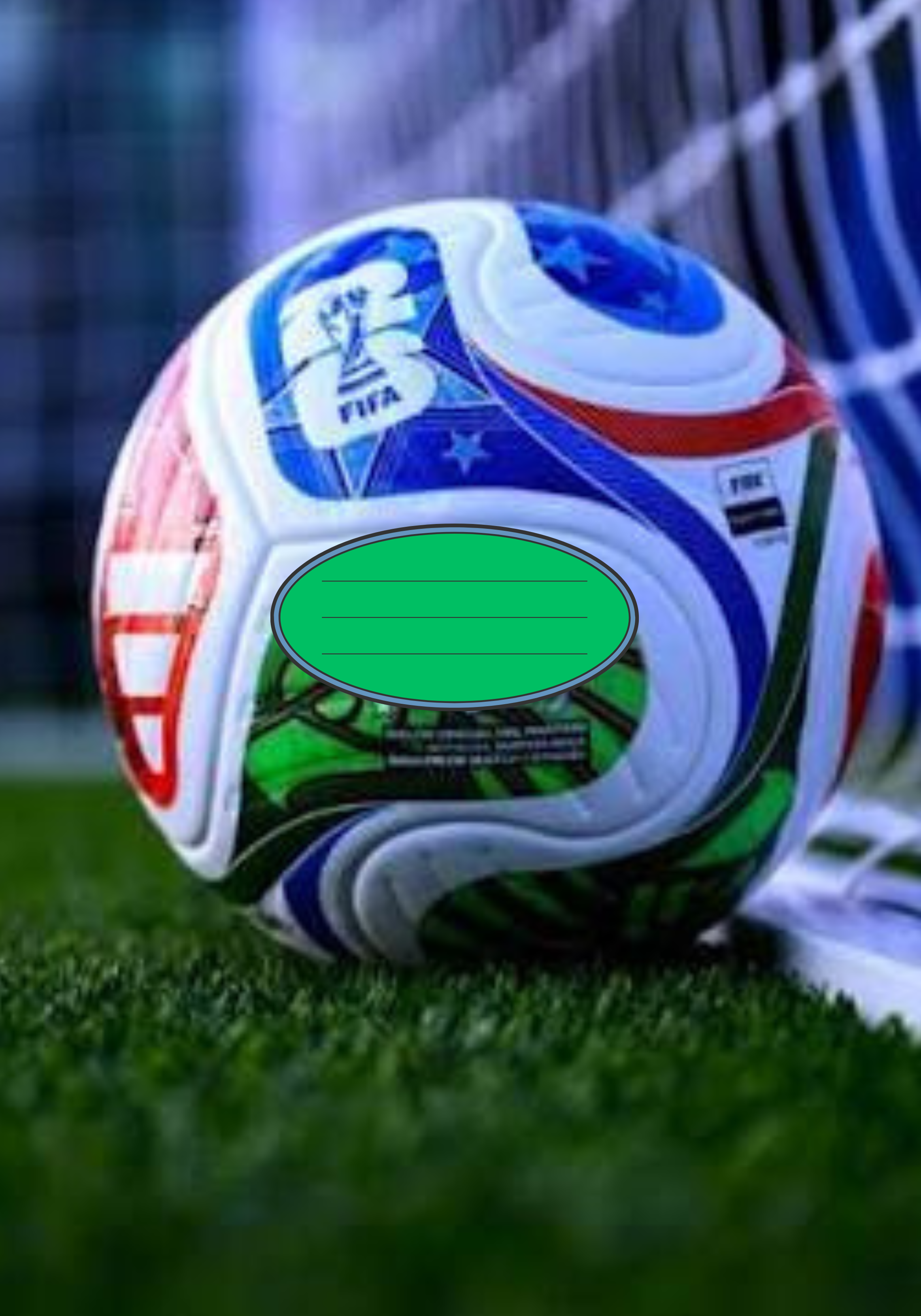 World Cup Notebook Sticker Cover