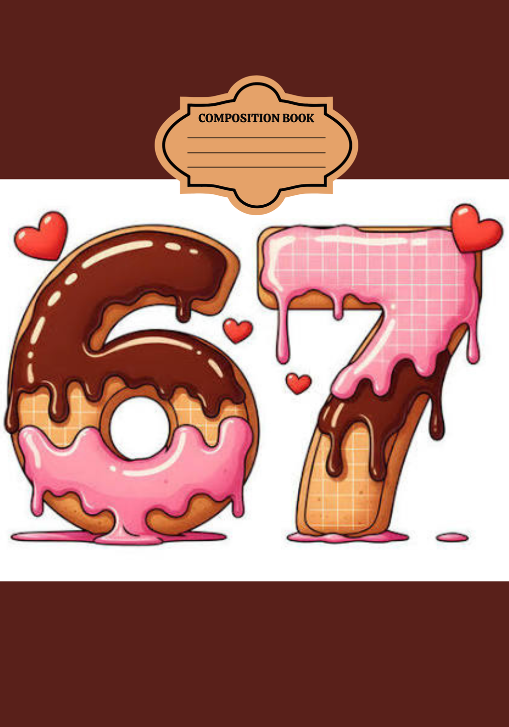 6 7 Donut Stickers for Notebook