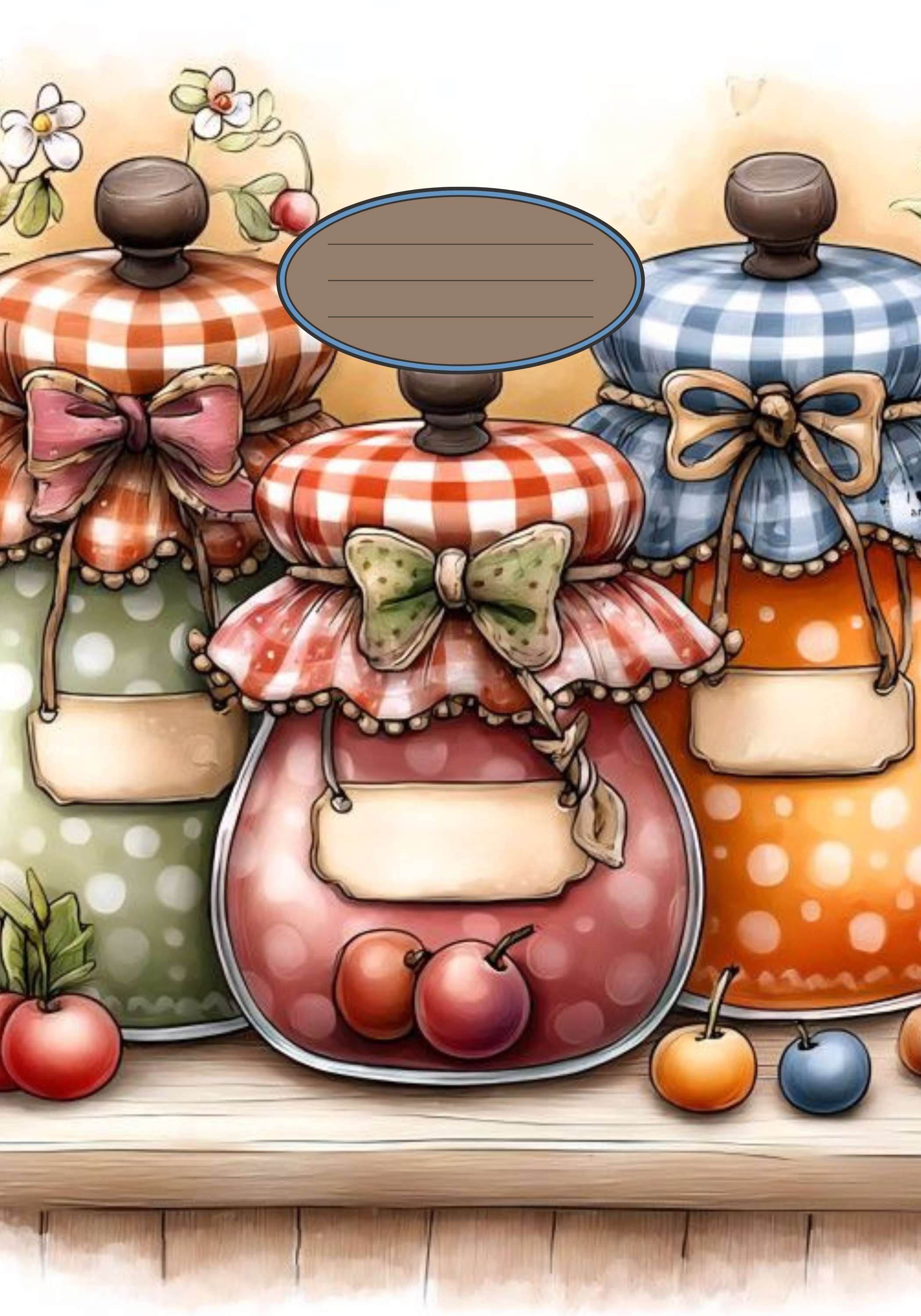 Mason Jar Stickers for Notebook