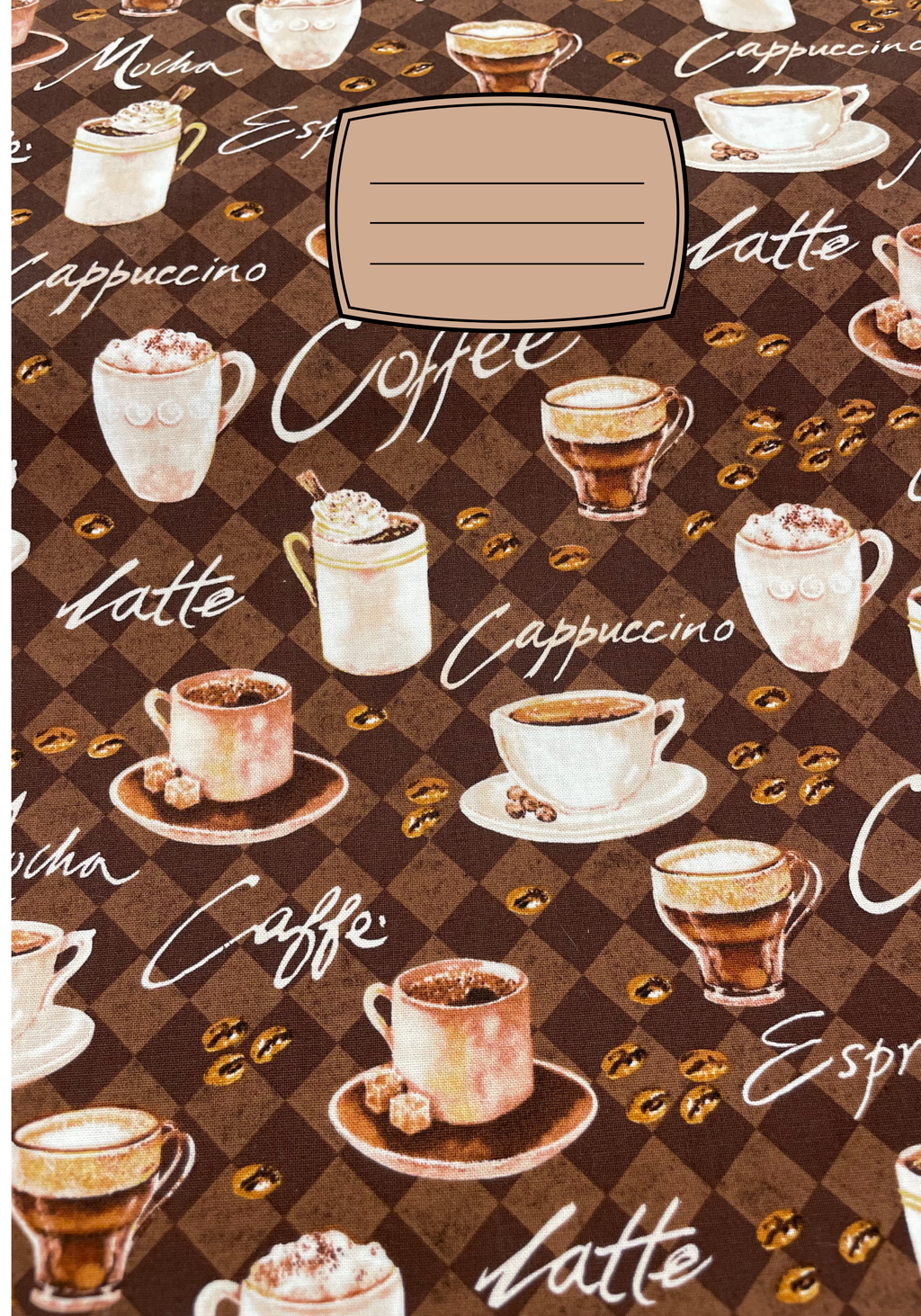 Coffee Time Notebook Sticker Cover