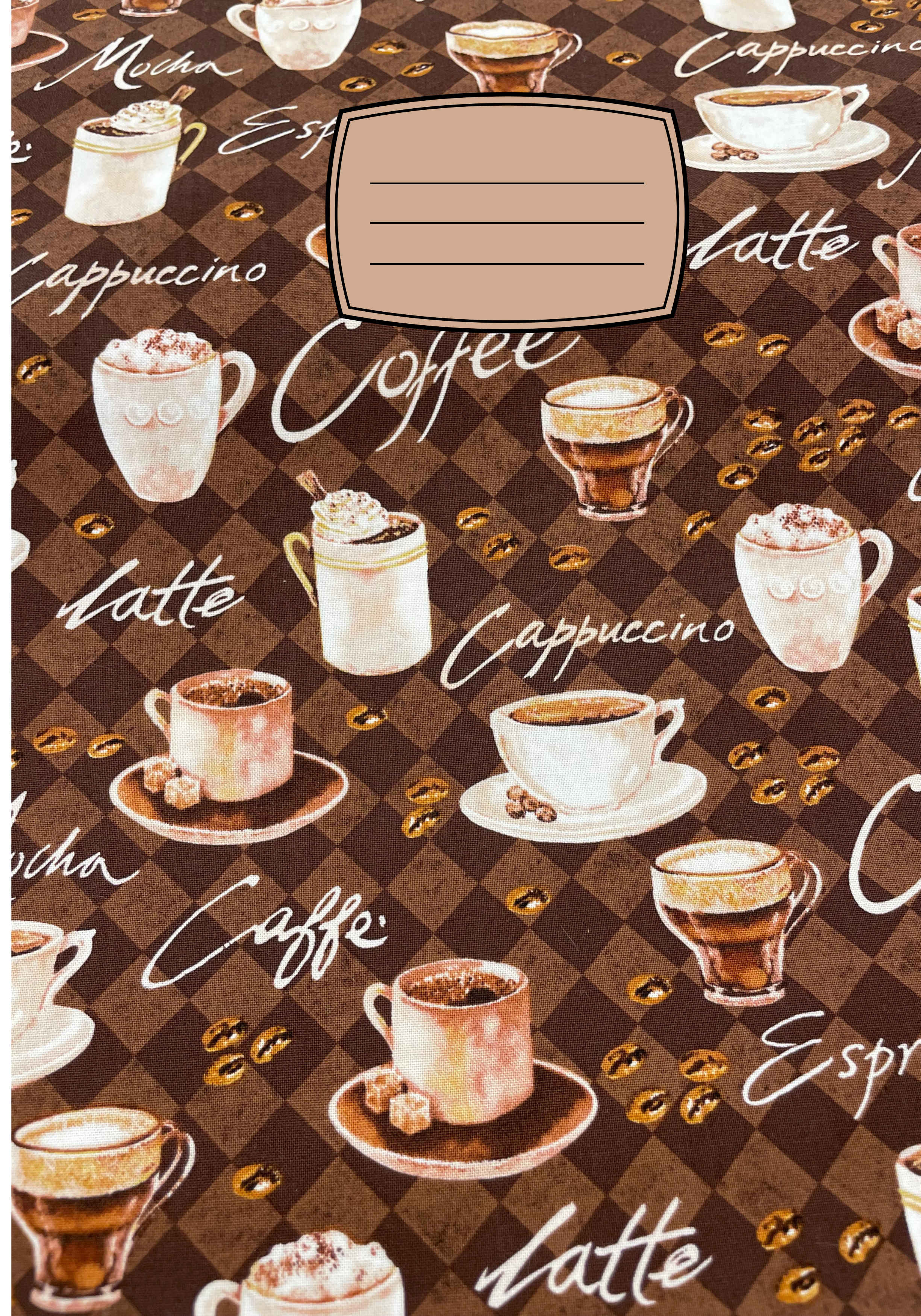 Coffee Time Notebook Sticker Cover