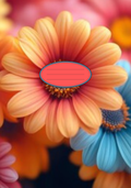 Colorful Daisy Stickers for Notebook