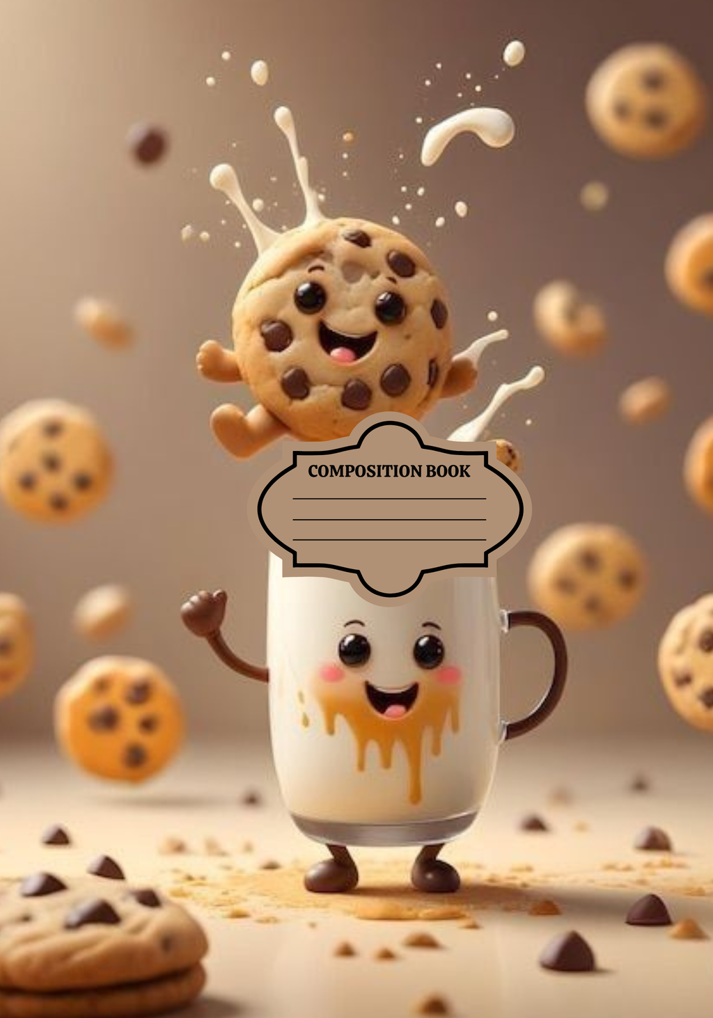 Milk & Cookies  Stickers for Notebook