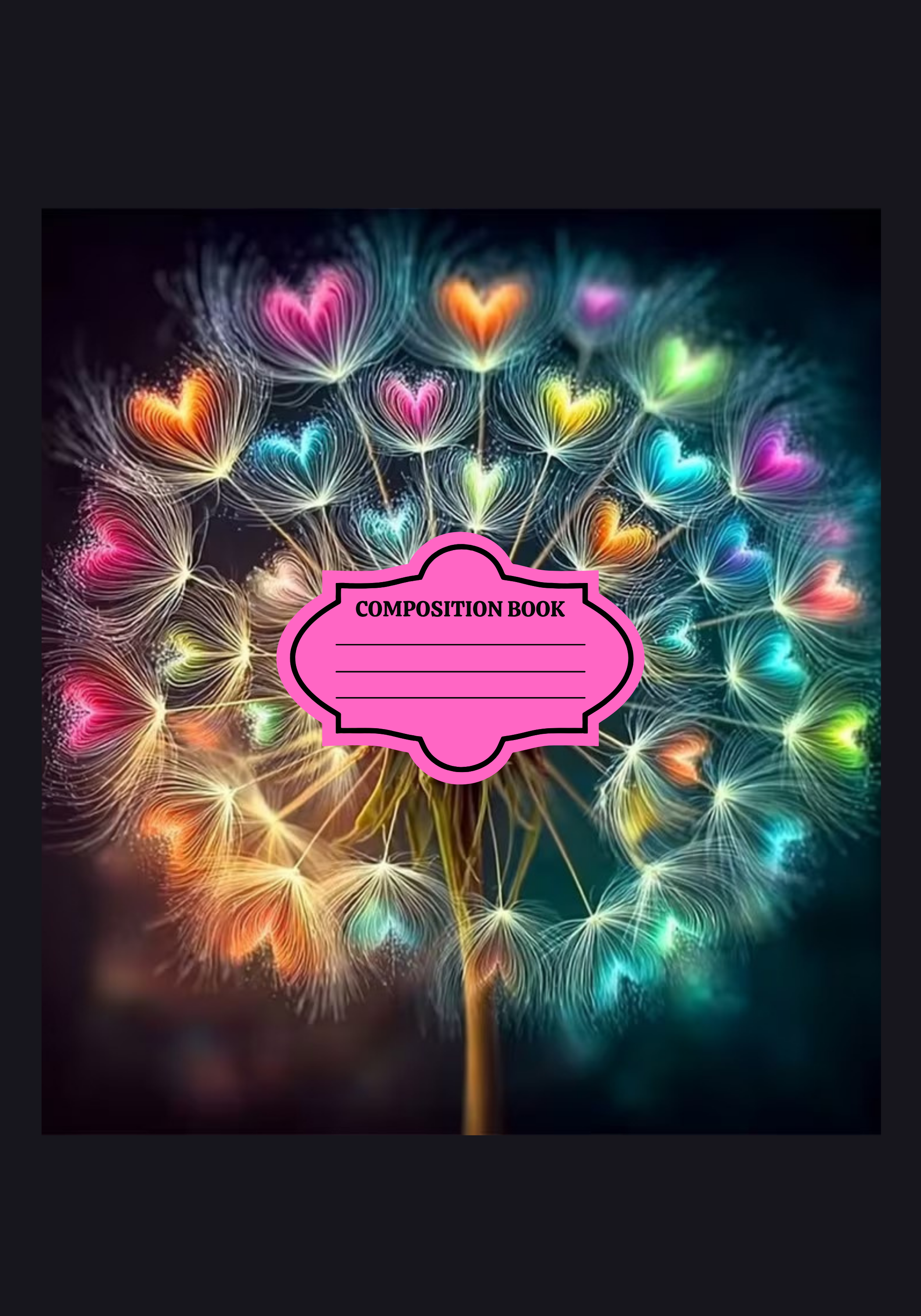 Dandelion Hearts   Stickers for Notebook