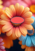 Colorful Daisy Notebook Sticker Covers