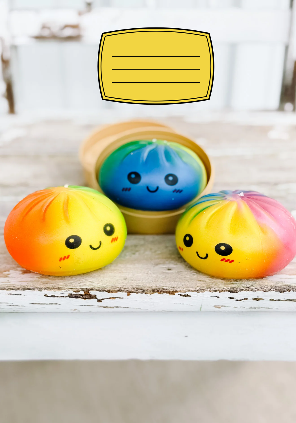 Composition Notebook Cover | Rainbow Dumpling Composition Notebook – Cute School Supplies (Notebook Included) | Cute School Supplies