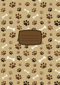 Composition Notebook Cover | Paws Composition Notebook – Cute School Supplies (Notebook Included) | Cute School Supplies