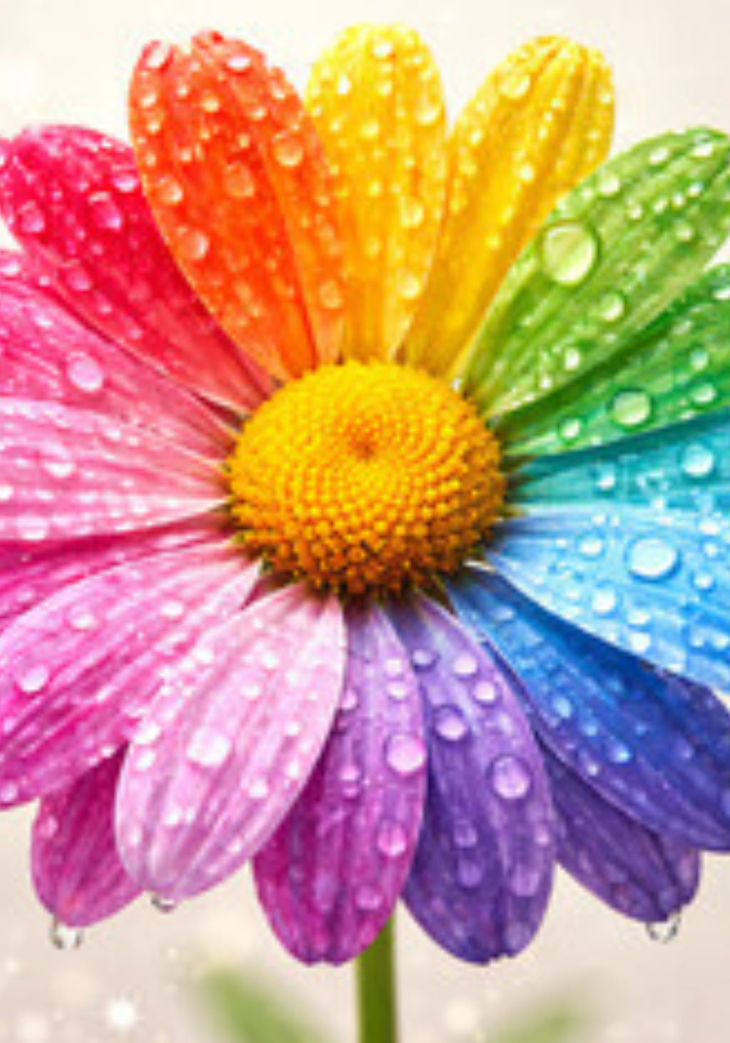 Rainbow Daisy Notebook Sticker Cover