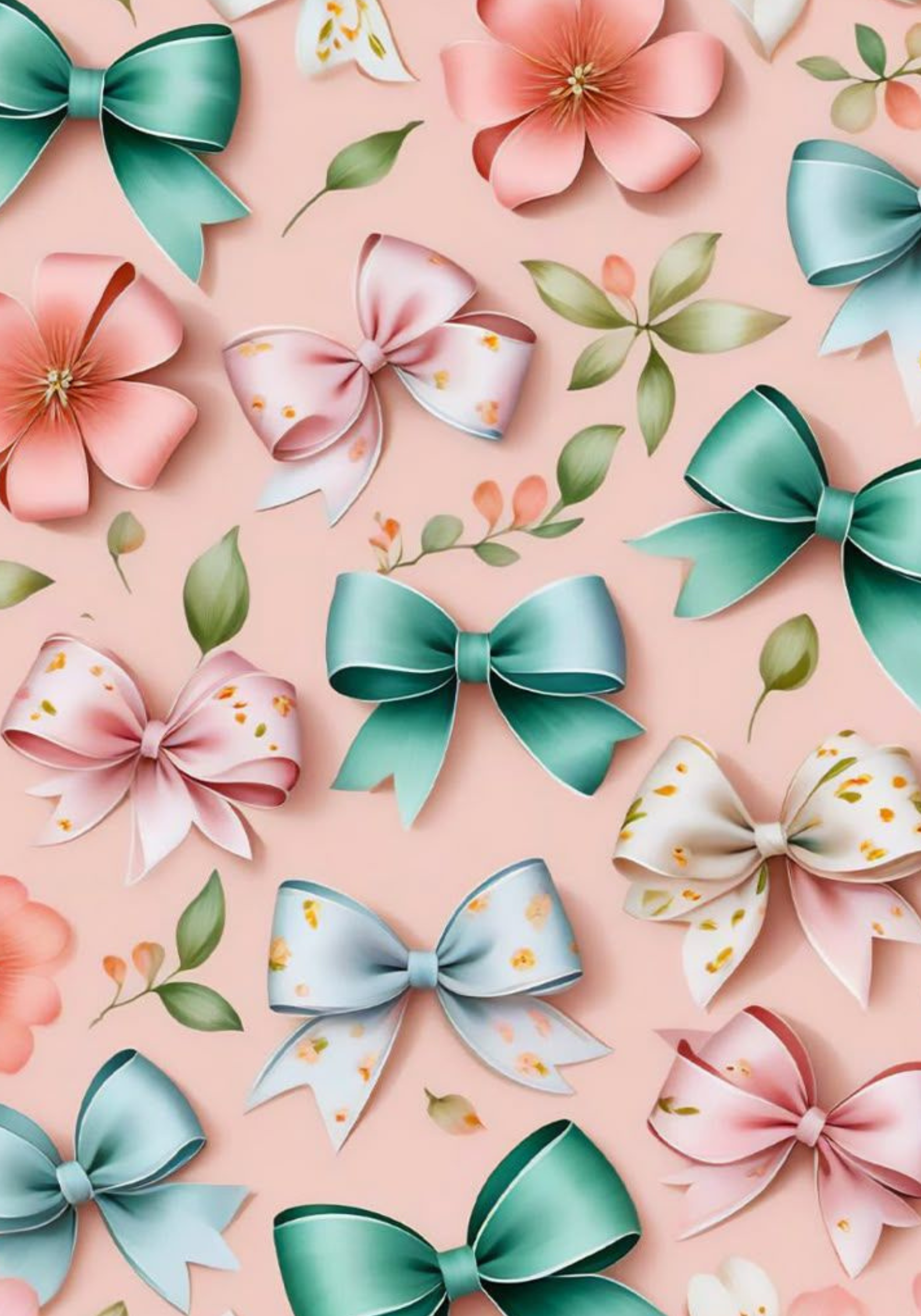Little Bows  Composition Notebook & Stickers