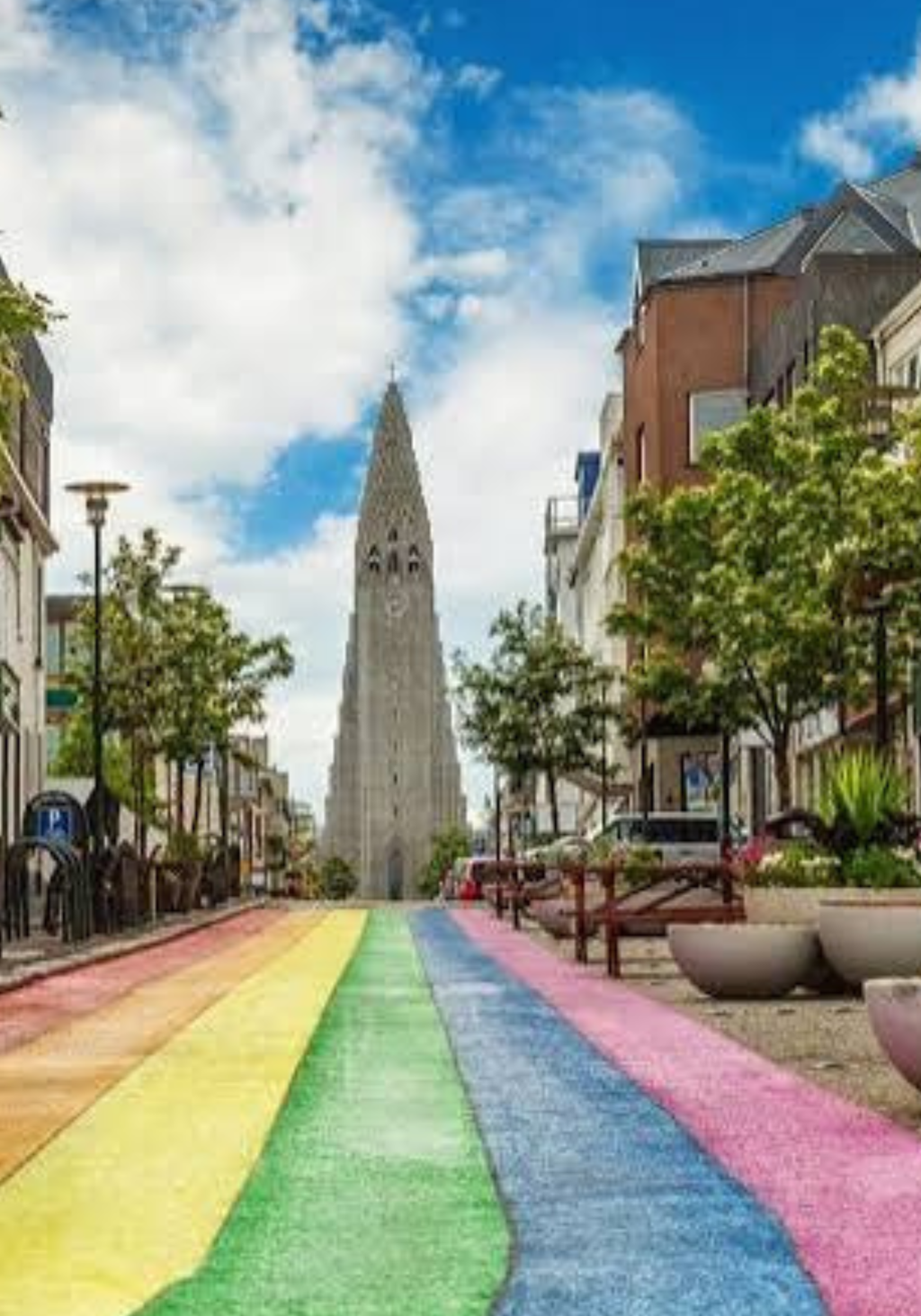 Rainbow Street Stickers for Notebook