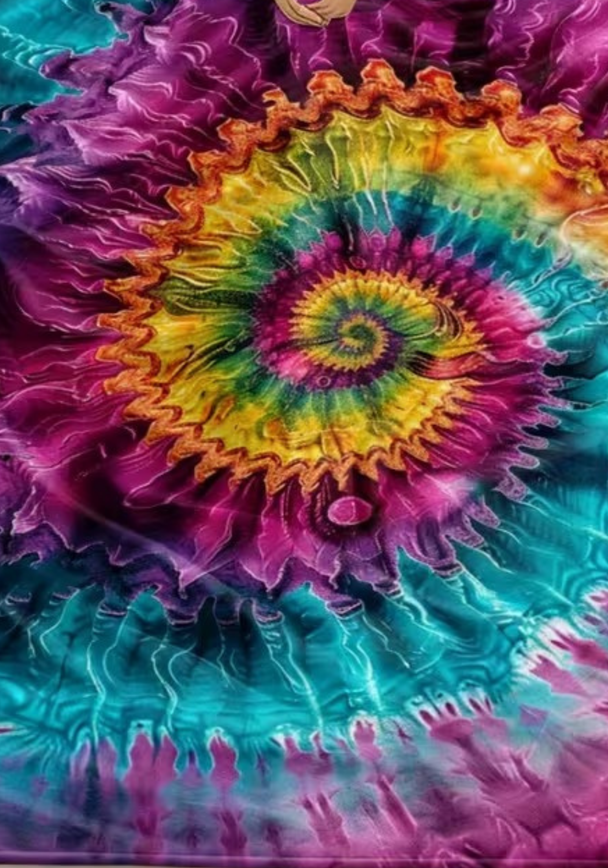Tie Dye Stickers for Notebook