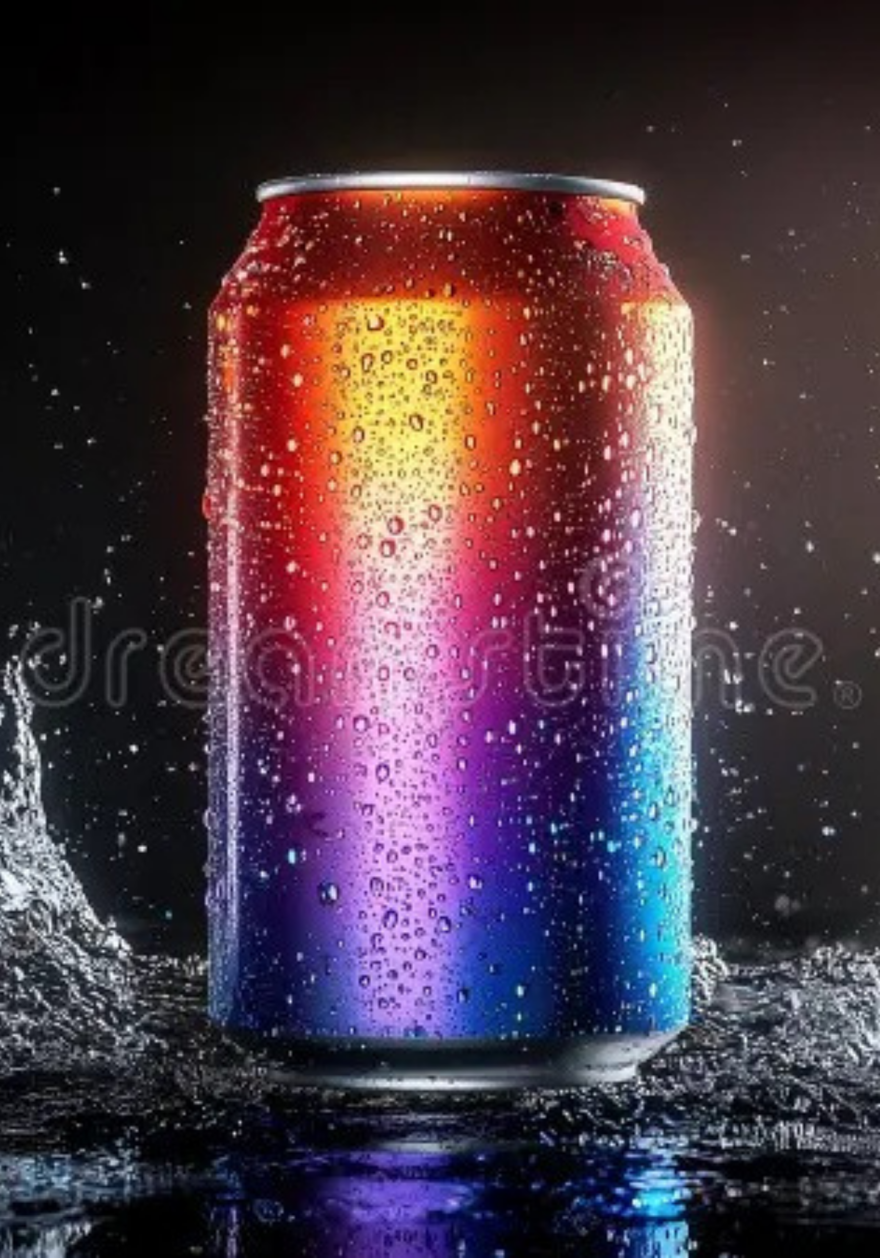 Colorful Soda cann Notebook Sticker Cover