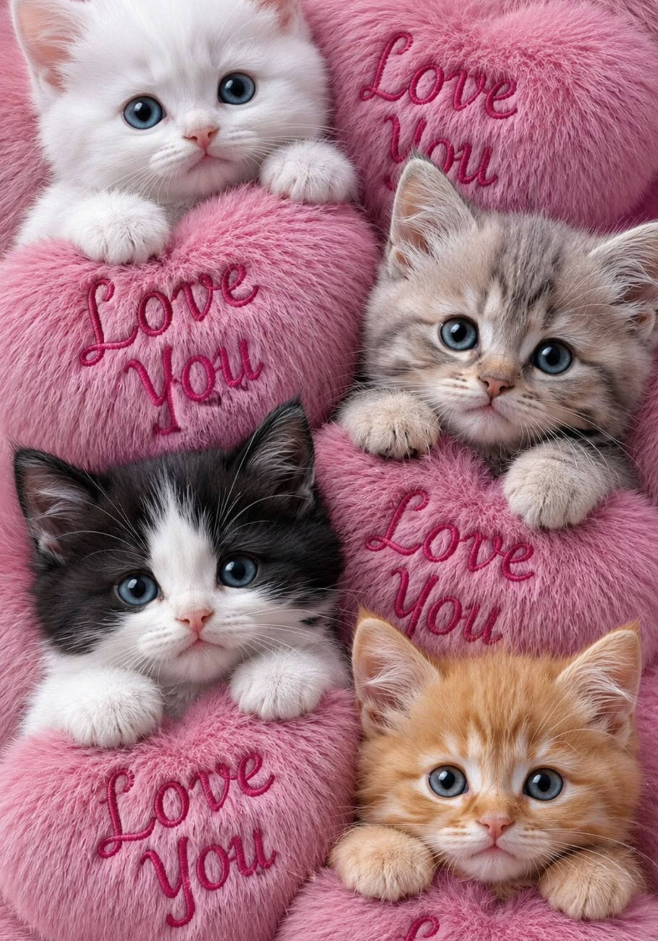 Kitten Love Notebook Sticker Covers