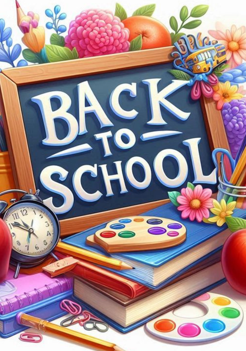 Back to School art Notebook Sticker Cover