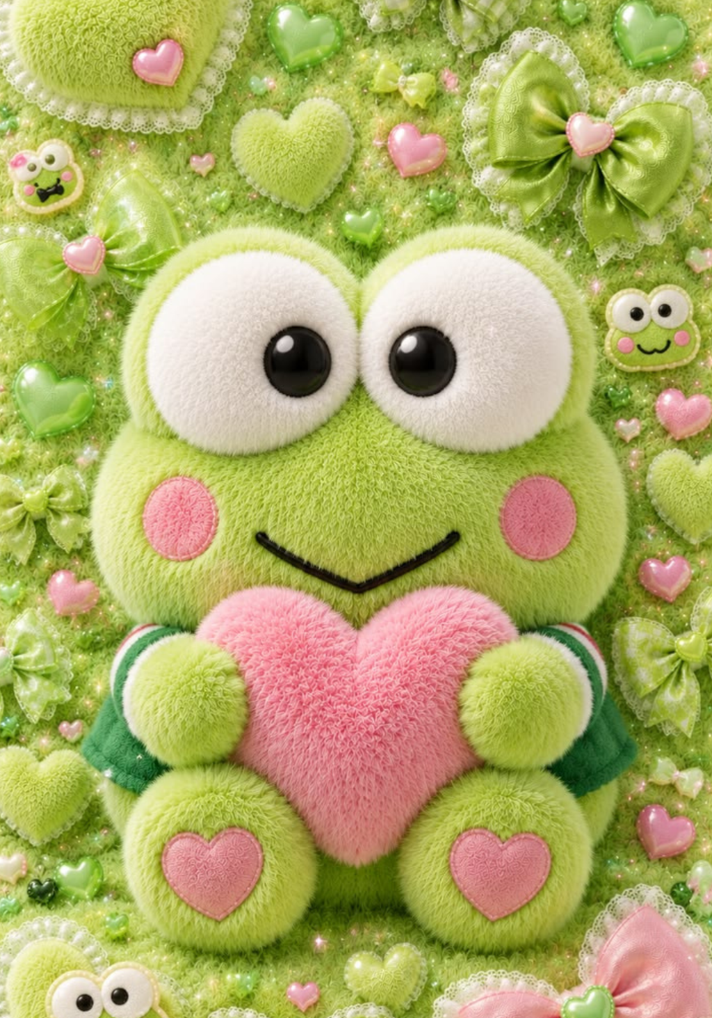 Keroppi Composition Notebook & Stickers
