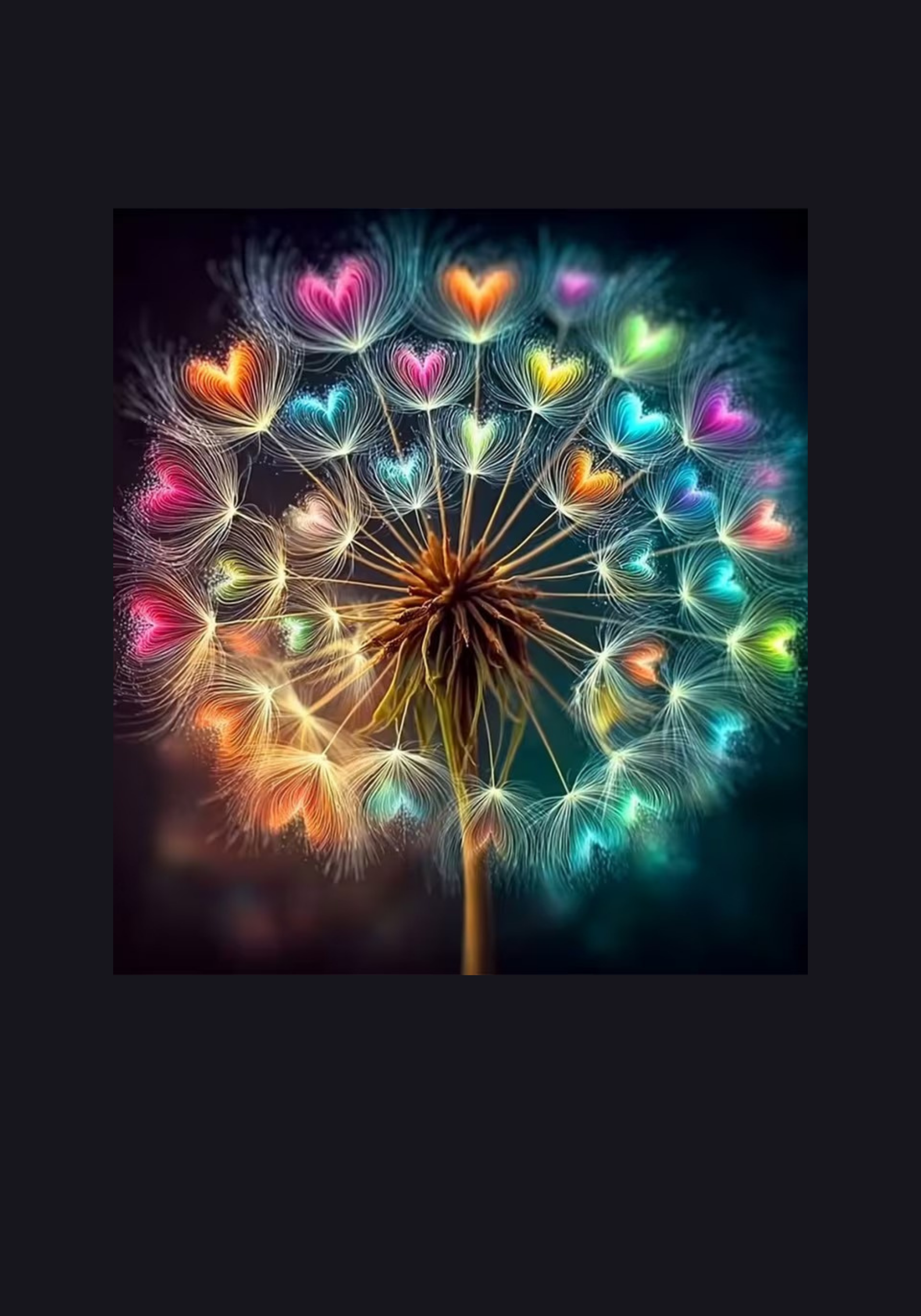 Dandelion Heart     Composition Notebook & Stickers