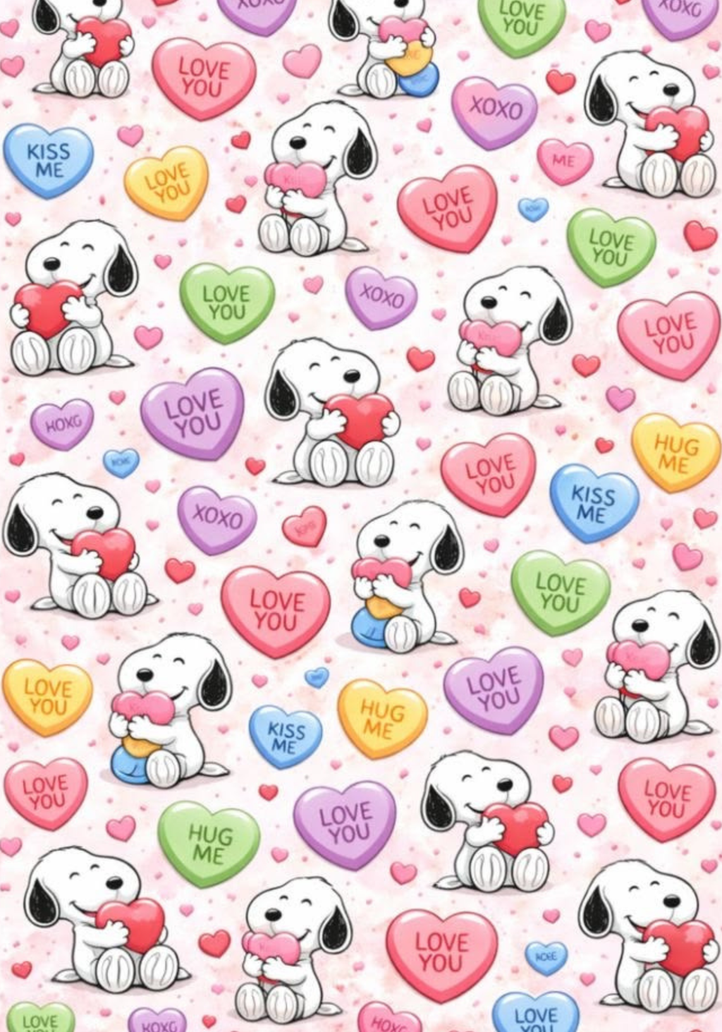 Snoopy & Hearts  Composition Notebook & Stickers