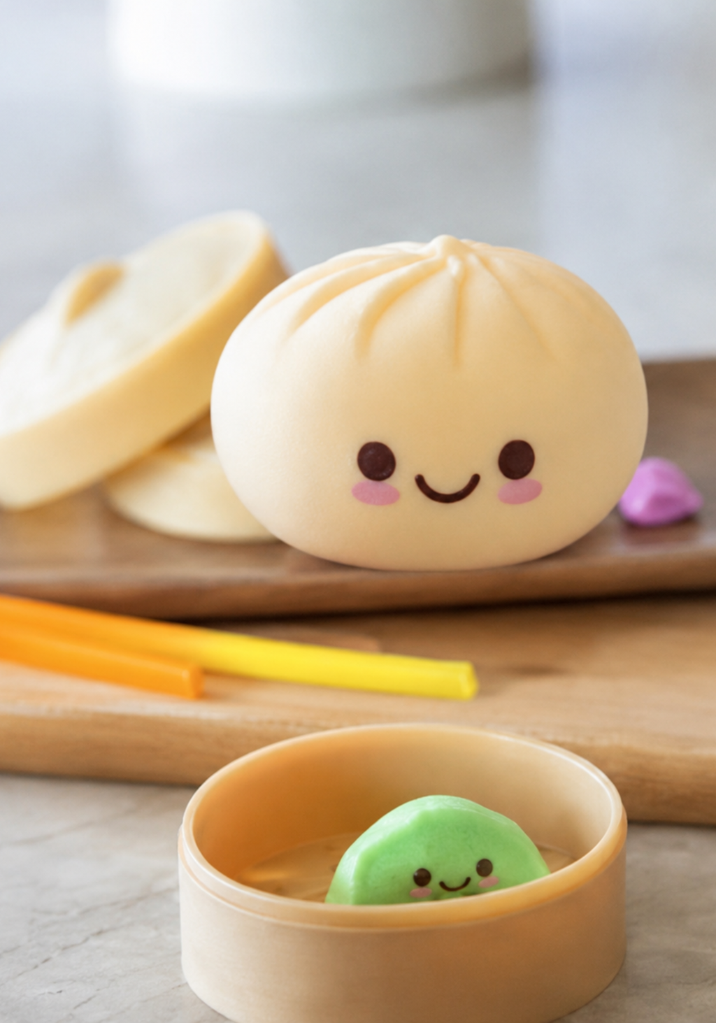 Dumpling Notebook Sticker Cover