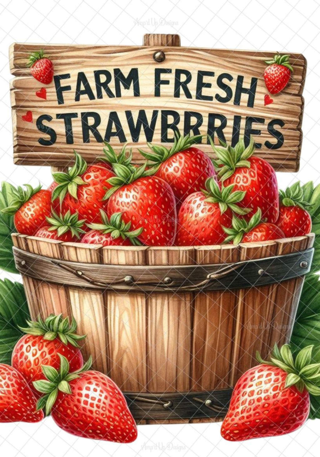 Farm fresh Strawberries Notebook Sticker Covers