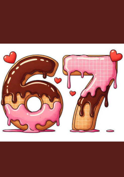 6 7 Donut Composition Notebook & Stickers